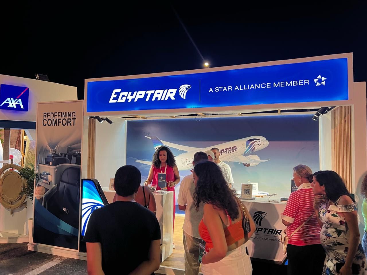 مصر للطيران الناقل الرسمي للمعرض الدولي للقوراب واليخوت