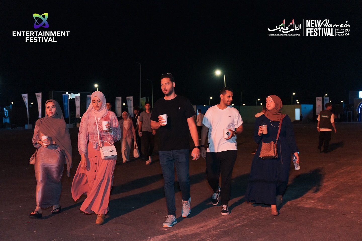 بدء توافد الجماهير لحضور حفل كاظم الساهر فى U Arena بمهرجان العلمين