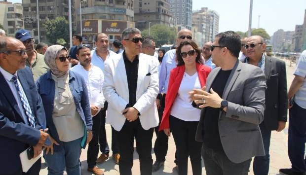 محافظ الجيزة يتابع أعمال تطوير شارع جامعة الدول العربية (صور)