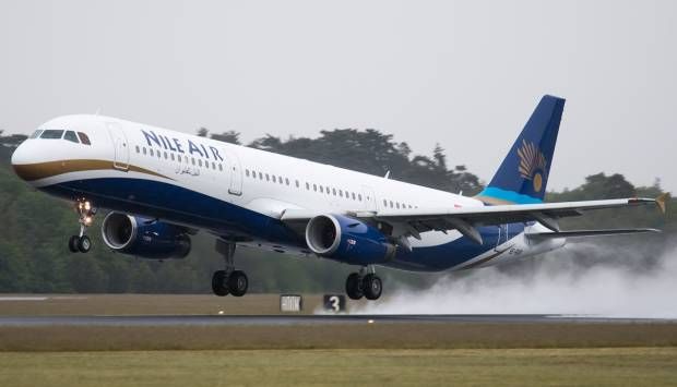 إلغاء رحلة طائرة النيل بسبب حريق في منظومة العجلات بالدمام