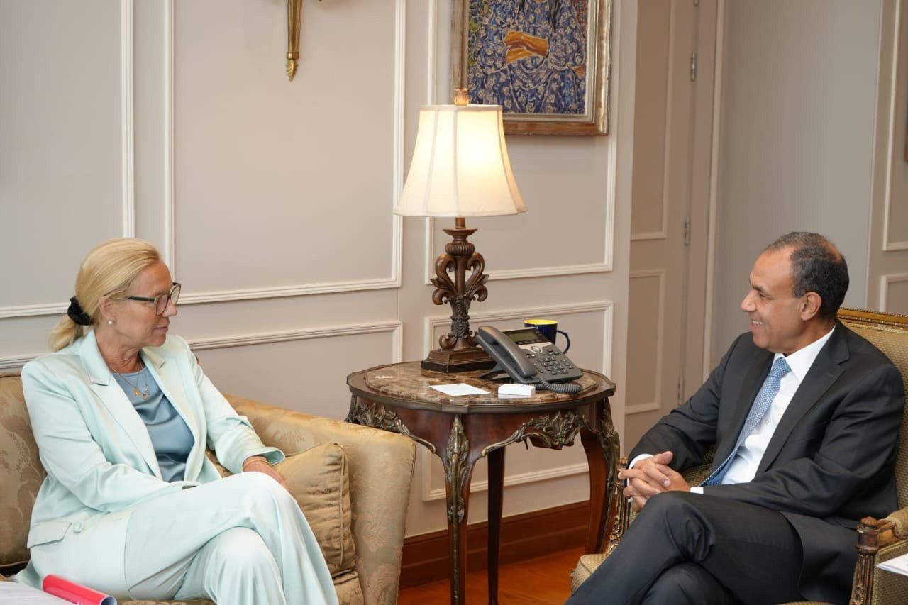وزير الخارجية والهجرة يبحث مع كبيرة منسقي الأمم المتحدة إعادة إعمار غزة