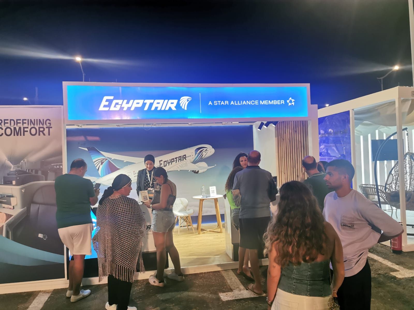 مصر للطيران الناقل الرسمي للمعرض الدولي للقوراب واليخوت