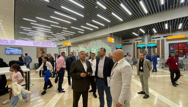 اللجنة العليا للتفتيش الأمنى تتأكد من كفاءة العمل في مطارين (صور)