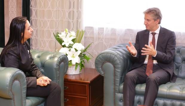 وزيرة التضامن تبحث تعزيز القدرات المؤسسية مع ممثل الأمم المتحدة بمصر