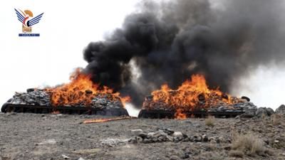 أخبار اليمن : صنعاء: إتلاف حشيش مخدةر وحبوب كبتاجون