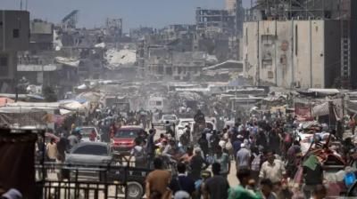 أخبار اليمن : نزوح 150 ألف فلسطيني من خان يونس في يوم واحد