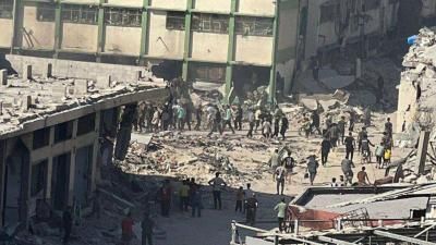 أخبار اليمن : مجزرة إسرائيلية في حي الشيخ رضوان