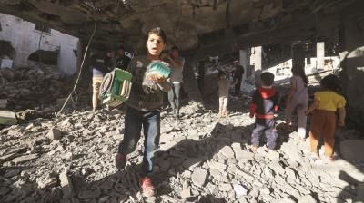 أخبار اليمن : الأونروا: 625 ألف طفل بغزة خسروا عاماً دراسياً