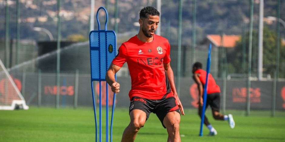 فى أول تدريباته.. محمد عبد المنعم يخوض أول مران مع نيس الفرنسي