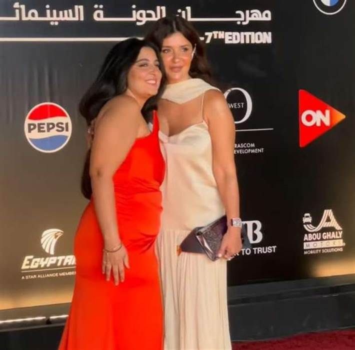 النجوم يصطحبون أبناءهم لحفل افتتاح مهرجان الجونة.. صور