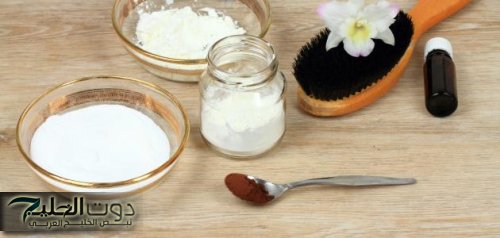 مزيلات العرق من النشا وماء الورد وزيت جوز الهند اصنعيها بنفسك