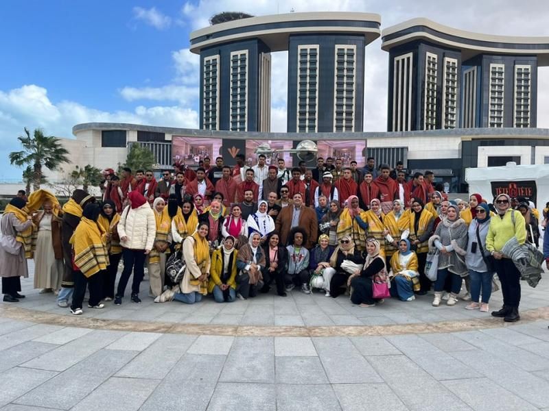 ضمن الملتقى 19 لأهل مصر.. شباب المحافظات الحدودية في جولة بمدينة العلمين...