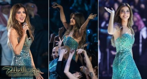 فستان لافت.. نانسي عجرم تتألق احتفالا بالكريسماس