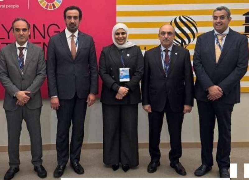 وزير المالية ومحافظ دولة الكويت في صندوق (ايفاد) تلقى كلمة امام اجتماع...