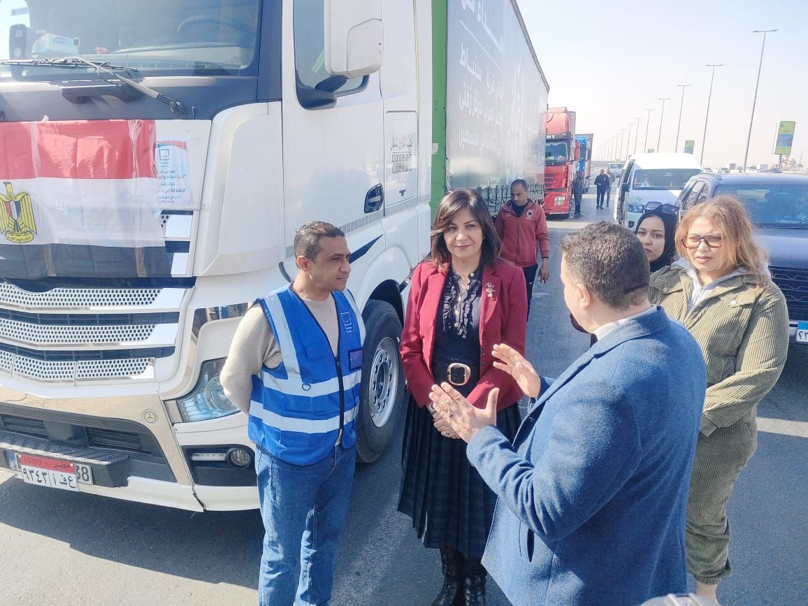 التحالف الوطني يُطلق قافلته العاشرة لإغاثة غزة بـ300 شاحنة مساعدات