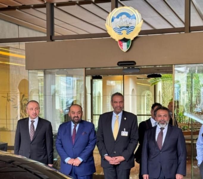 رئيس الاتحادين الكويتي والآسيوي للألعاب المائية يلتقى وزير الخارجية الكويتى وأعضاء الهيئة...