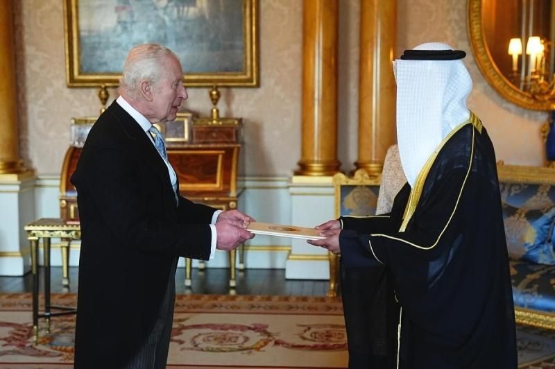 سفير الكويت لدى المملكة المتحدة يقدم أوراق اعتماده إلى الملك تشارلز
