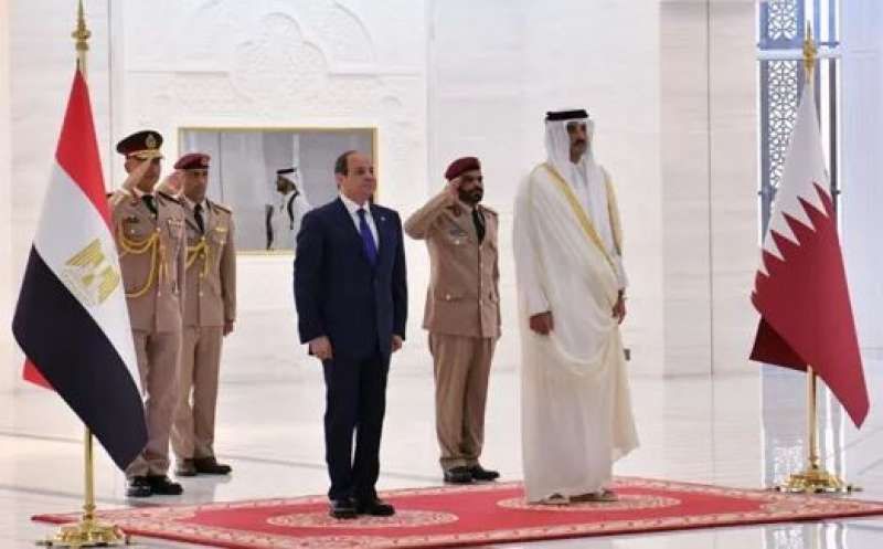 أمير قطر: سنواصل جهودنا المشتركة مع مصر لدعم الفلسطينيين بغزة وإرساء الأمن...