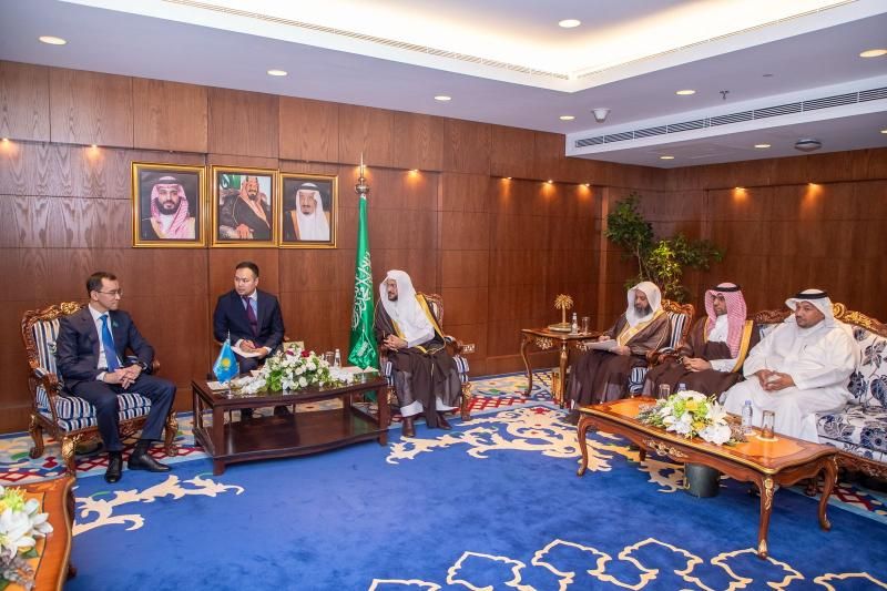 مباحثات تعاون سعودية كازاخية بمجال الشئون الاسلامية
