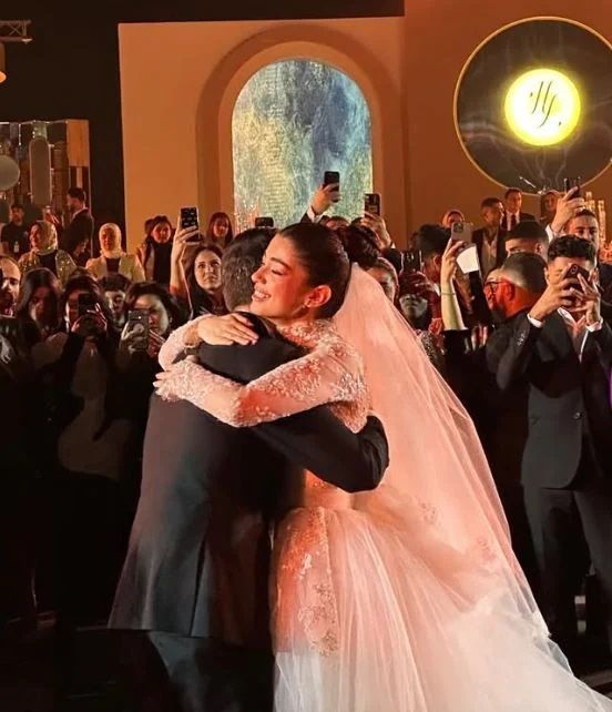 بالصور.. زفاف هشام جمال وليلى أحمد زاهر يتصدر الترند