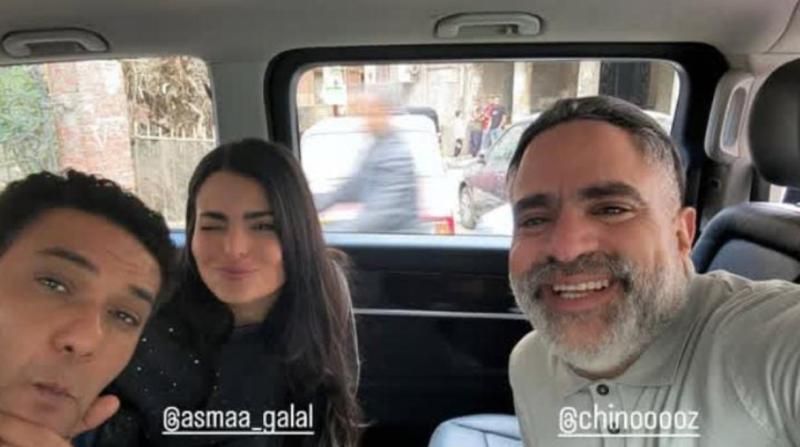 آسر ياسين ومحمد شاهين وأسماء جلال يواصلون تصوير ”إن غاب القط”