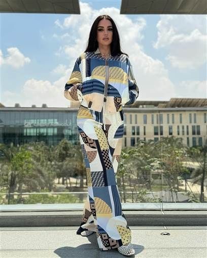 درة تتألق بالكاجوال من Fendi في أحدث جلسة تصوير