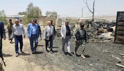 أخبار اليمن : الرهوي يشيد بجهود إعادة التيار الكهربائي