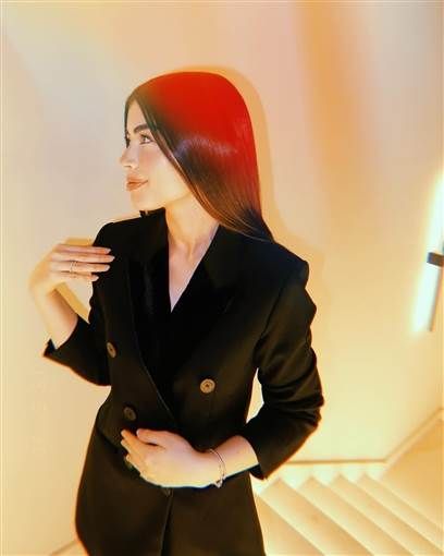 أول ظهور للعروس ليلى زاهر بعد زواجها من هشام جمال