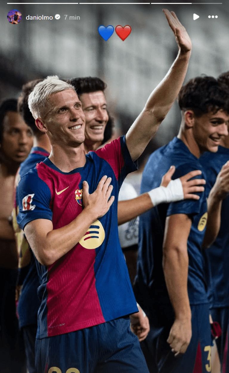 عاجل: برسالة غير مباشرة.. داني أولمو يعلّق على قرار نيكو ويليامز (صورة)