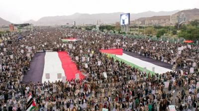 أخبار اليمن : مسيرة مليونية بصنعاء تؤكد الثبات في إسناد غزة