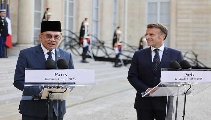 عاجل: حل الدولتين.. دعم ماليزي لمبادرة باريس وتعهد فرنسي بمواصلة الطريق