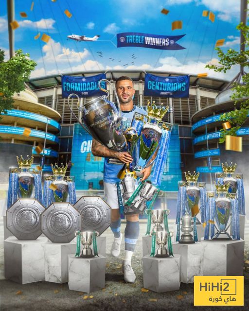 عاجل: والكر يودع مانشستر سيتي برسالة مؤثرة