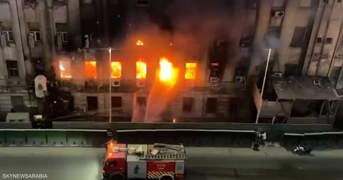 العالم اليوم - تجدد اندلاع النيران في سنترال رمسيس بمصر