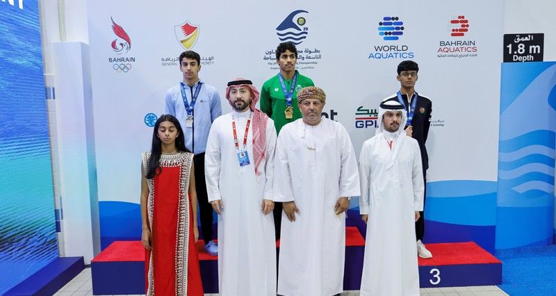 فضية وبرونزية حصيلة منتخب السباحة فـي بطولة الخليج بالبحرين