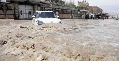 أخبار اليمن : أمطار وعواصف.. احذروا المغامرة في السيول