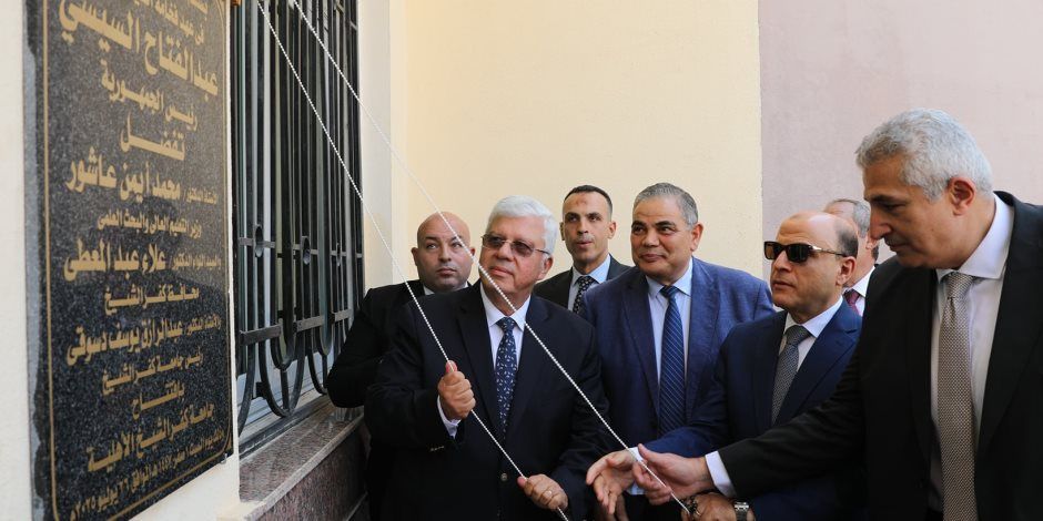 وزير التعليم العالي ومحافظ كفر الشيخ ورئيس الجامعة يفتتحون مقر جامعة كفر الشيخ الأهلية