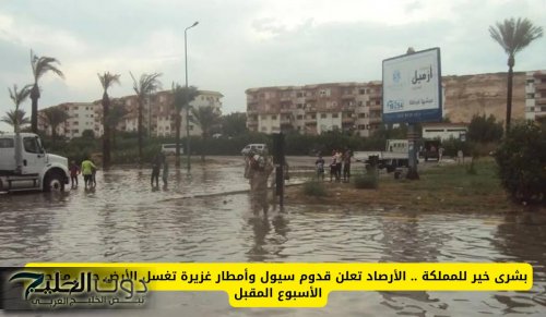 بشرى خير للمملكة .. الأرصاد تعلن قدوم سيول وأمطار غزيرة تغسل الأرض حتى منتصف الأسبوع المقبل