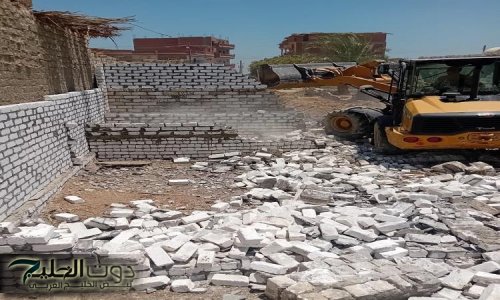 إزالة 33 تعدٍ على الأراضي الزراعية وأملاك الدولة بالبحيرة