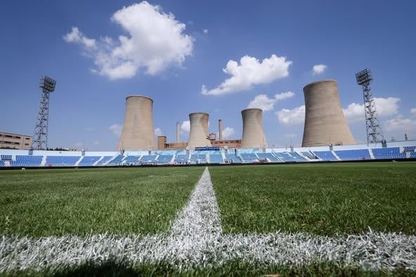 ملعب غزل المحلة جاهز لاستقبال مباراة الأهلي.. صور