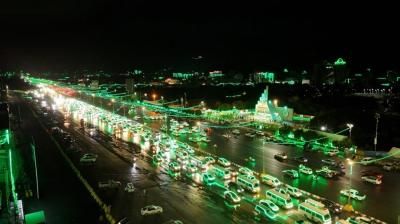 أخبار اليمن : صنعاء.. مسيرة ضوئية ابتهاجاً بالمولد