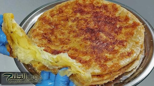 السر اللي خلى الستات تنسى الجاهز.. طريقة اردنيه لعمل الفطير المشلتت الفلاحي بدون فرد ولا تعب في 10 دقائق