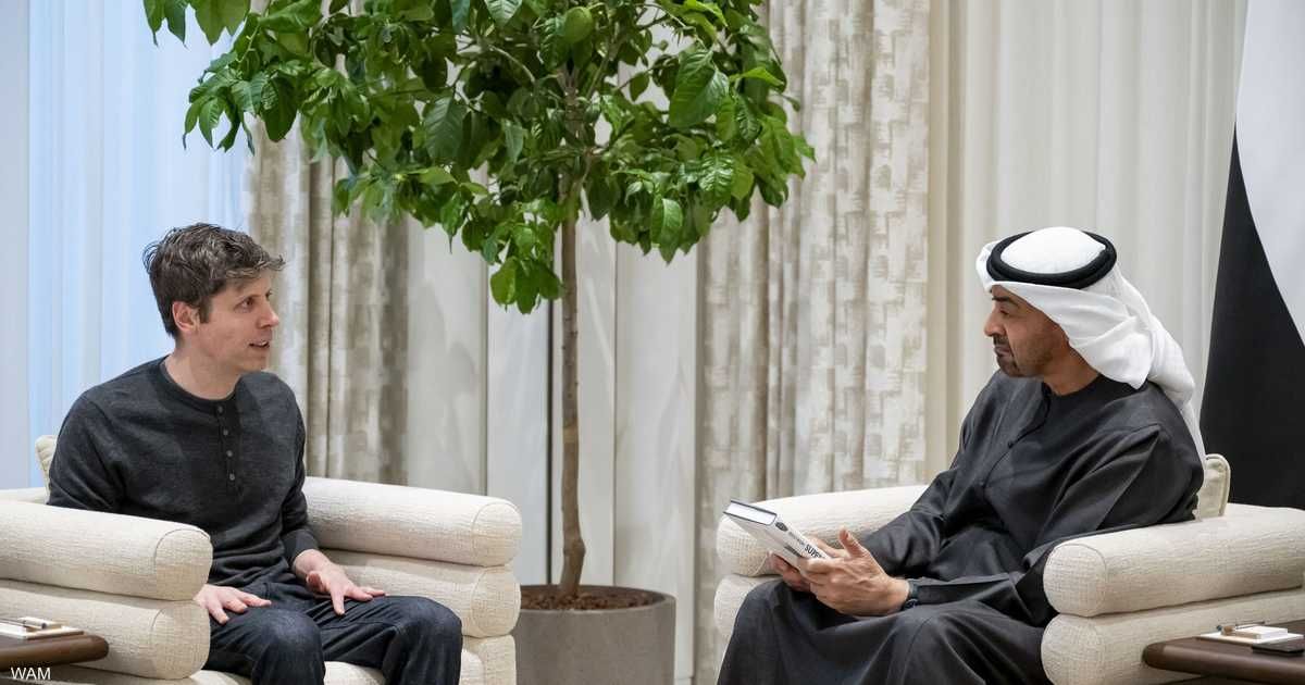 العالم اليوم - الشيخ محمد بن زايد يستقبل الرئيس التنفيذي لـ"أوبن إيه آي"