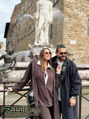 دانييلا رحمة تحتفل بعيد ناصيف زيتون وتختار هذه الدولة .. صور