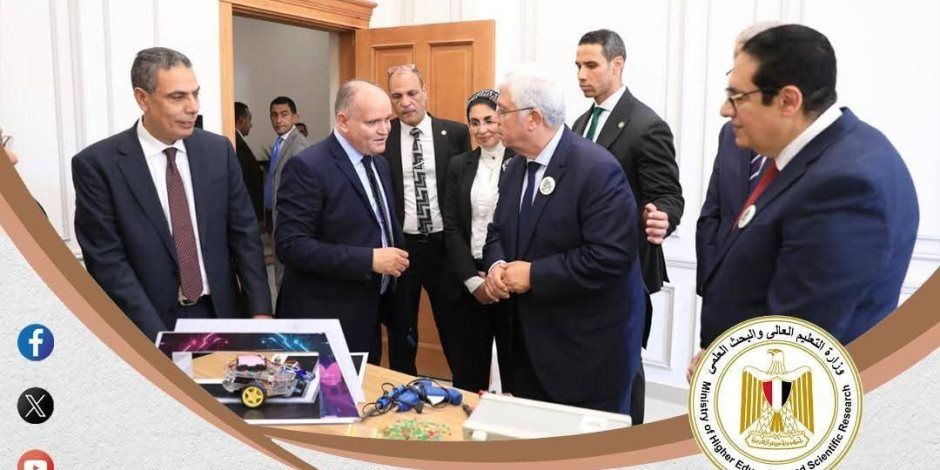 وزير التعليم العالي يتفقد جامعة القاهرة الأهلية بمدينة السادس من أكتوبر