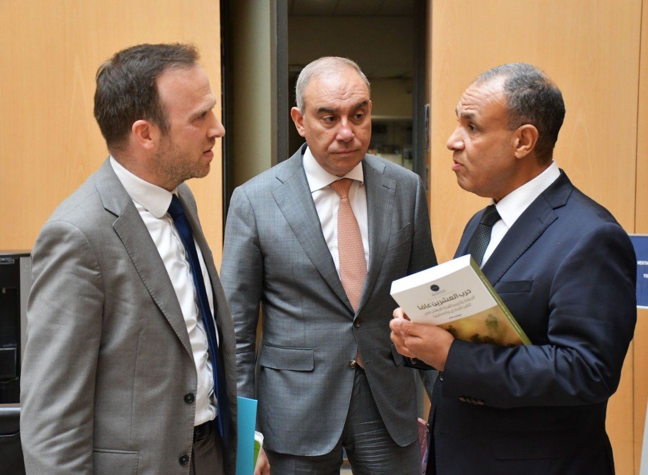 وزير الخارجية يؤكد ضرورة الانسحاب الاسرائيلى الكامل من غزة.. صور