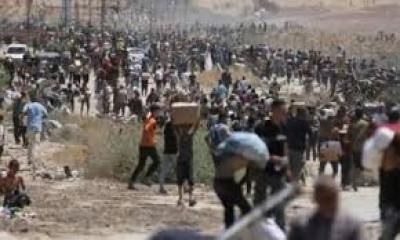 أخبار اليمن : ارتفاع شهداء لقمة العيش في غزة إلى 2.582