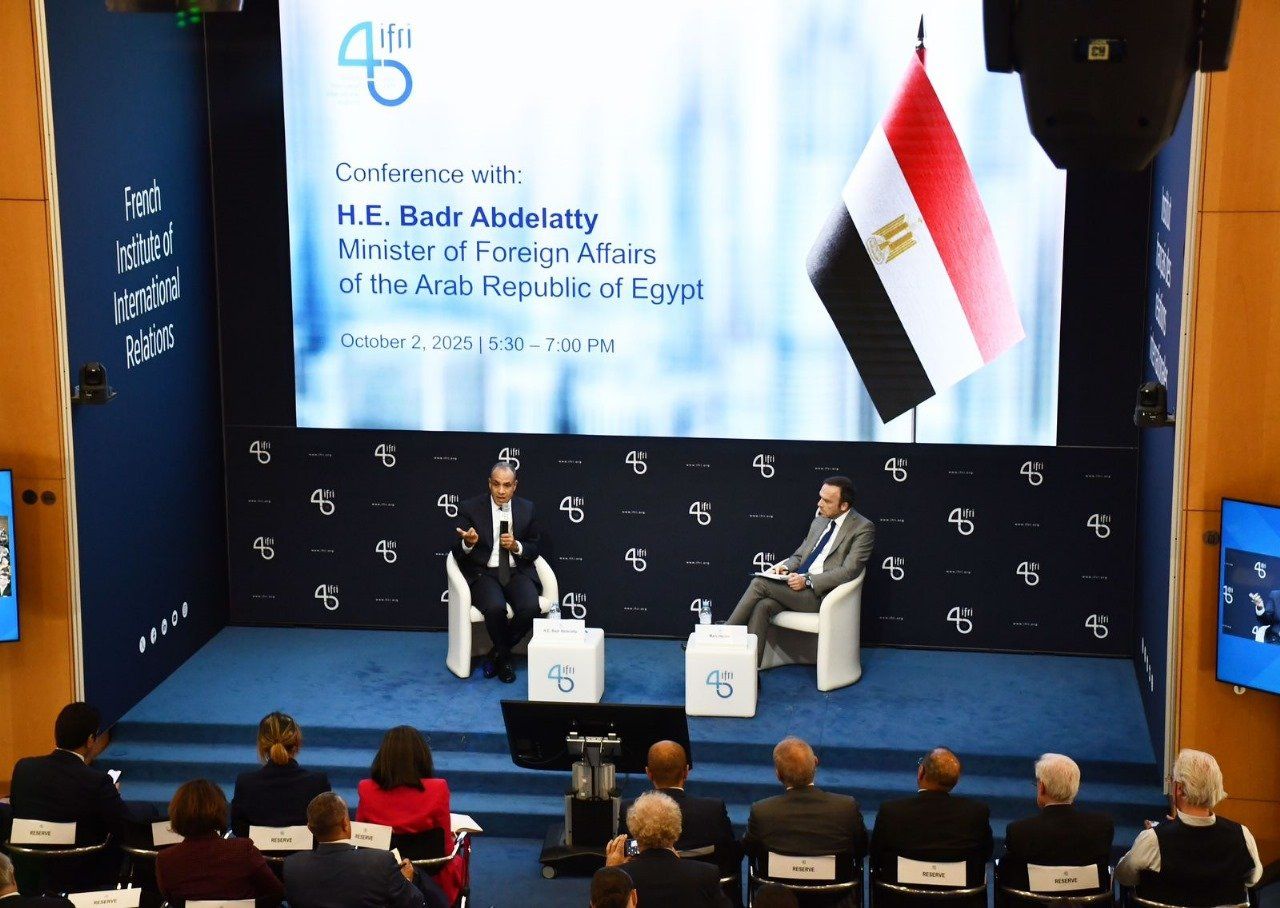 وزير الخارجية يؤكد ضرورة الانسحاب الاسرائيلى الكامل من غزة.. صور