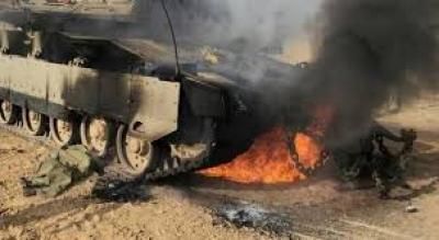 أخبار اليمن : تفجير آلية عسكرية صهيونية بمدينة غزة