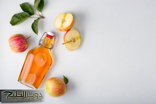 بمعلقة واحدة بس من الخل شعري وقف تساقطه ورجع يلمع من جديد