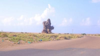 أخبار اليمن : تدمير كميات من مخلفات العدوان بالحديدة